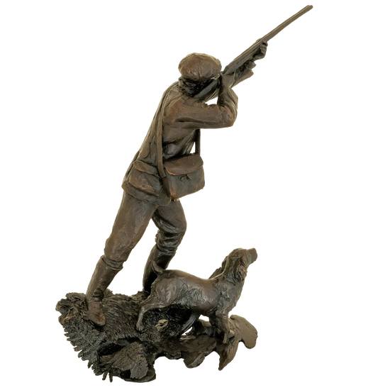 Richard Cooper Bronze Country Pursuits Collection Riverbank Figurine