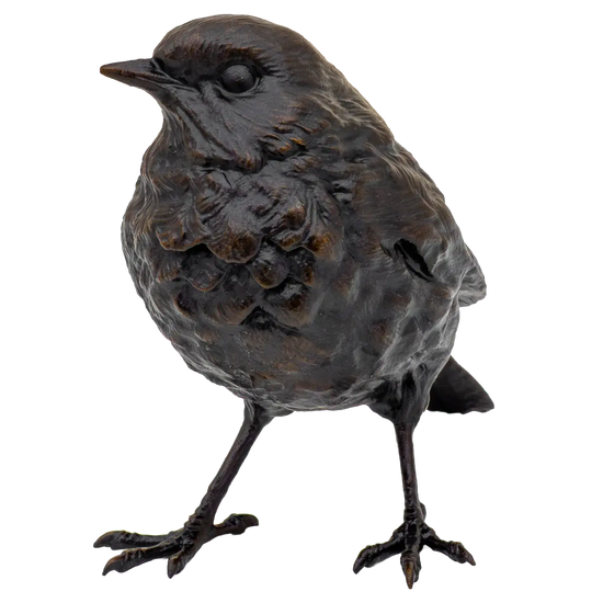 Richard Cooper Bronze Birds Collection Robin Standing