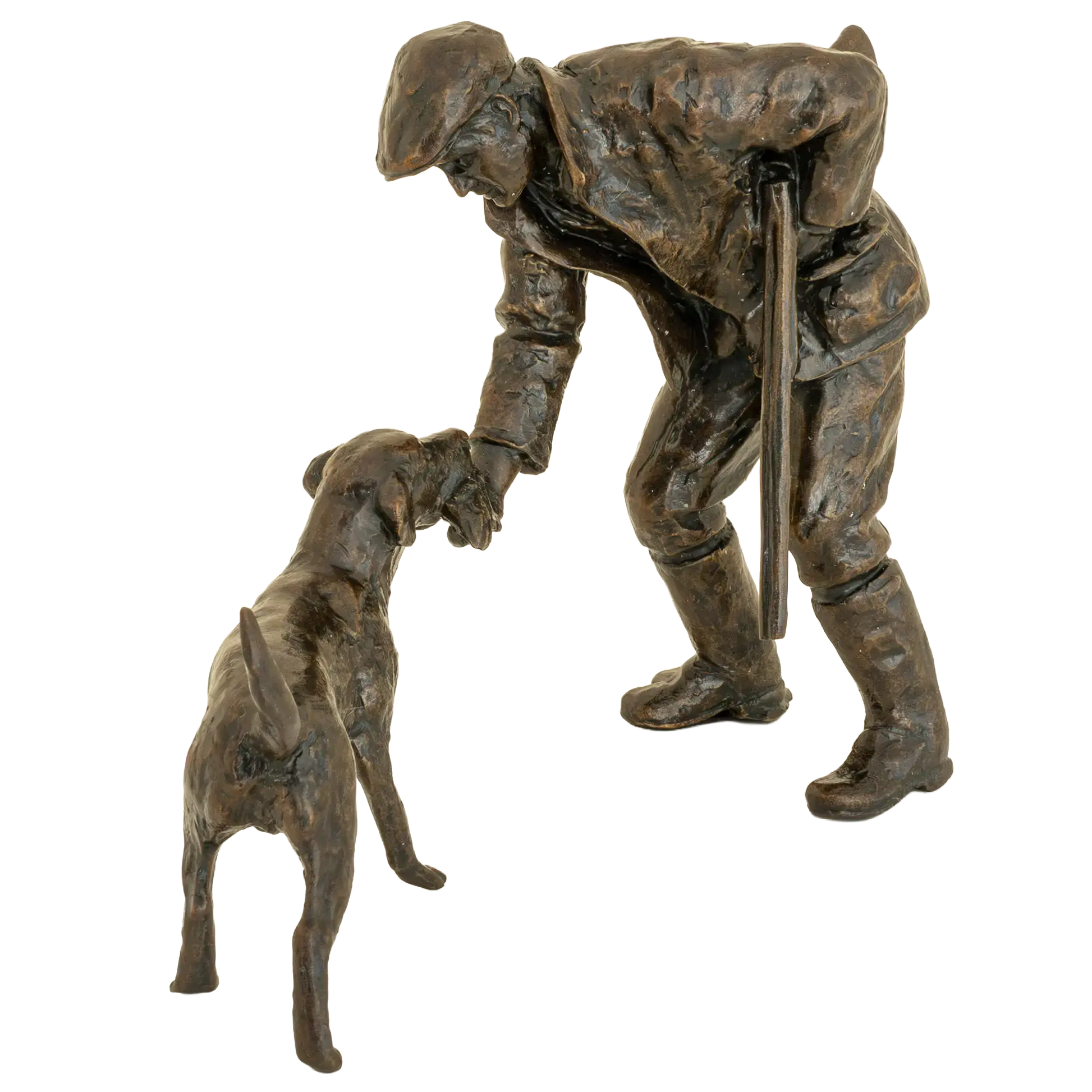 Richard Cooper Bronze Country Pursuits Collection Safe Retrieve Figurine