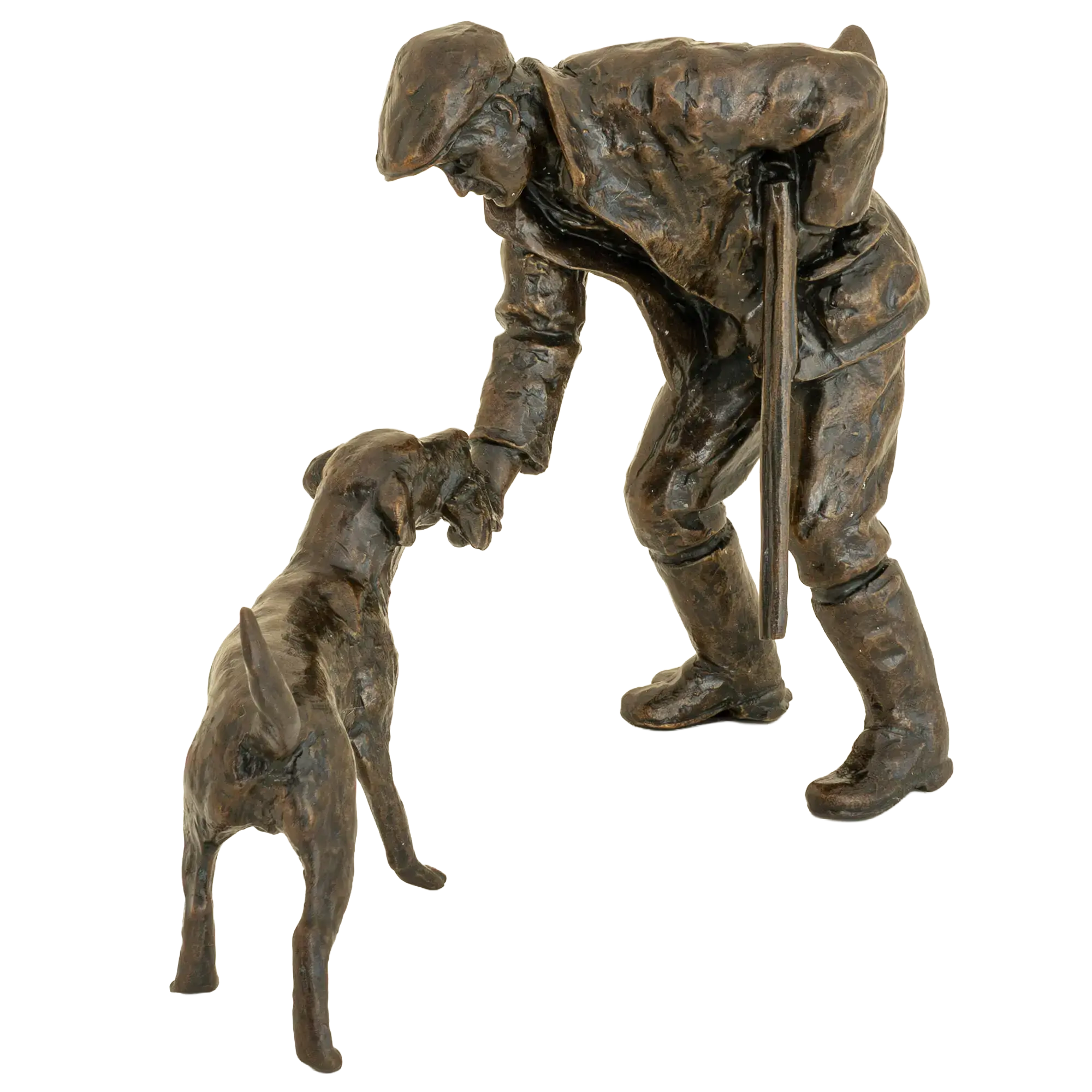 Richard Cooper Bronze Country Pursuits Collection Safe Retrieve Figurine