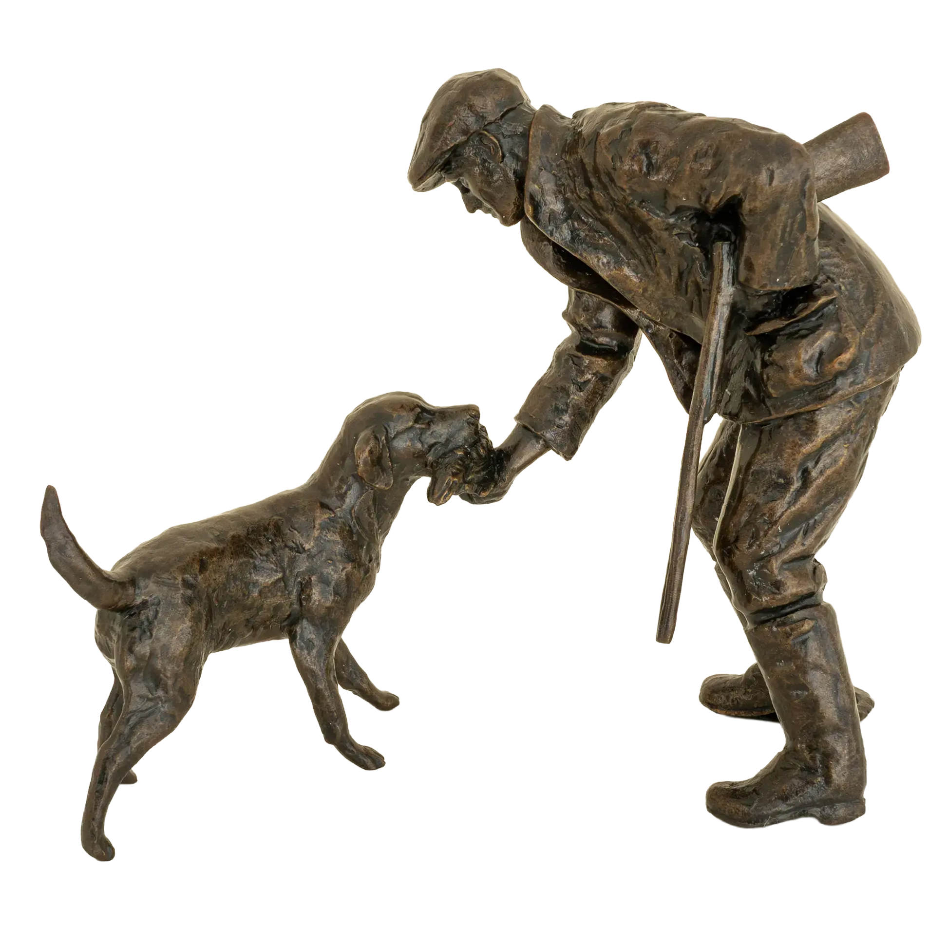 Richard Cooper Bronze Country Pursuits Collection Safe Retrieve Figurine