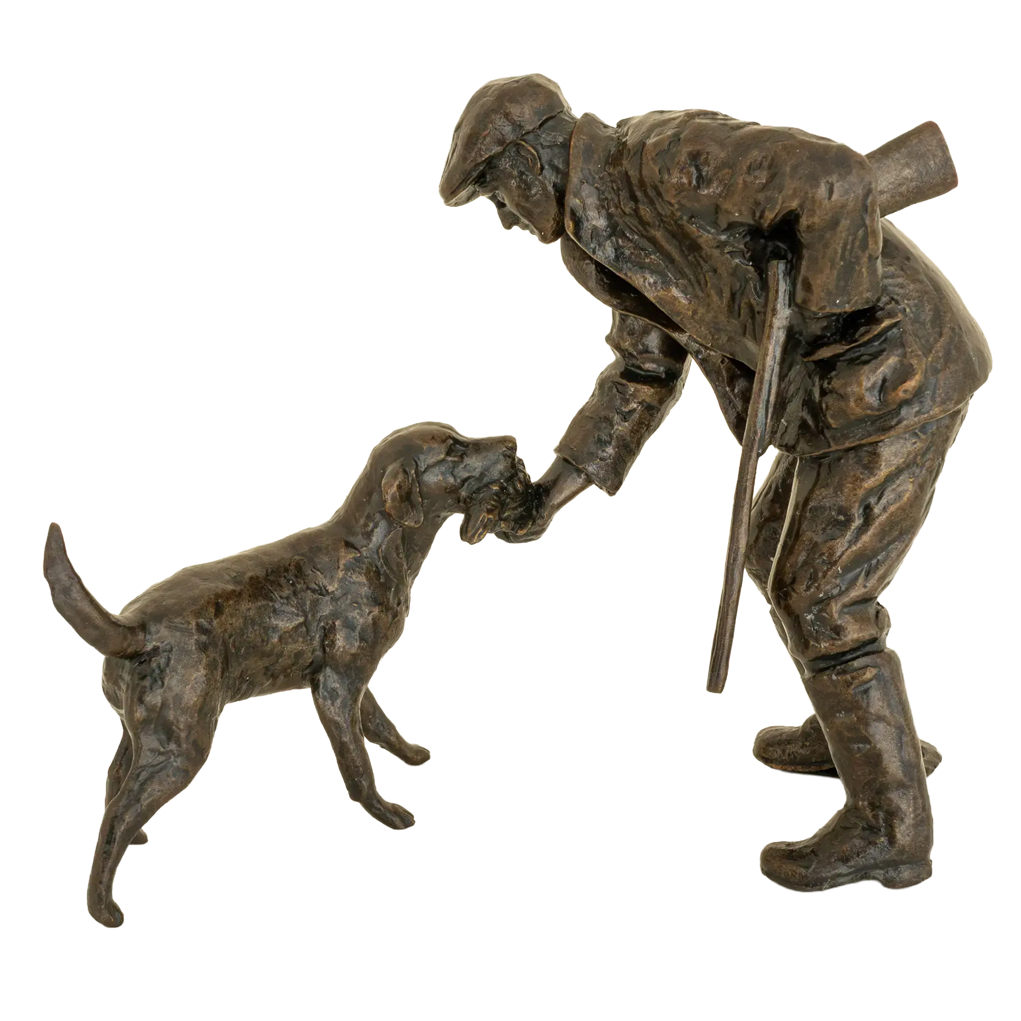 Richard Cooper Bronze Country Pursuits Collection Safe Retrieve Figurine