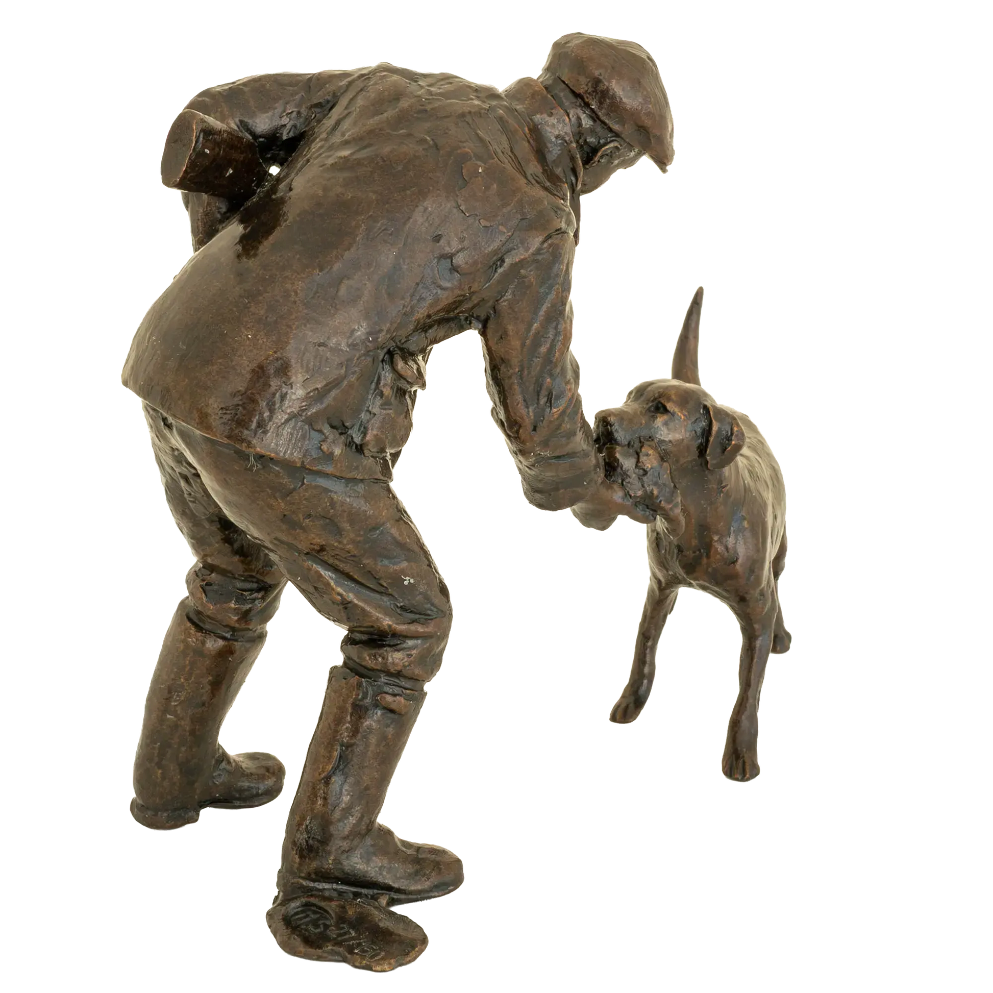 Richard Cooper Bronze Country Pursuits Collection Safe Retrieve Figurine