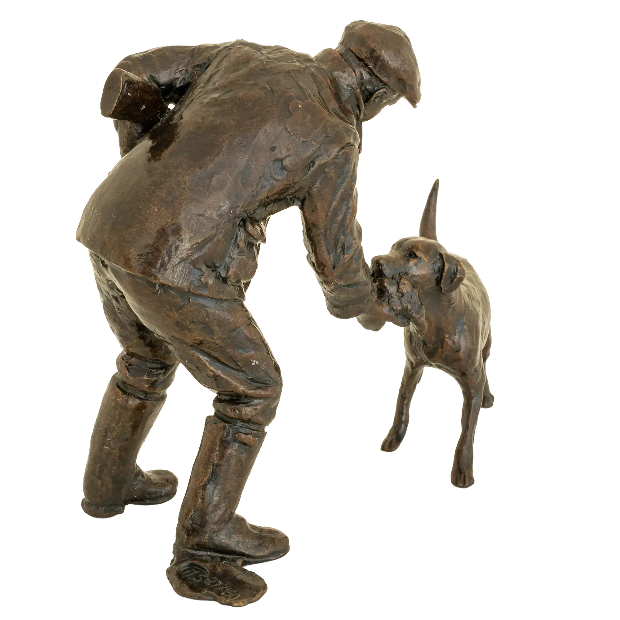 Richard Cooper Bronze Country Pursuits Collection Safe Retrieve Figurine