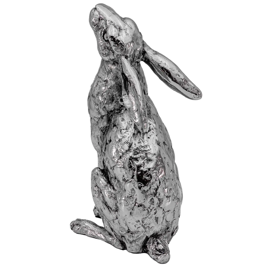 Richard Cooper Nickel Studio Collection Silver Moon - Moon Gazing Hare