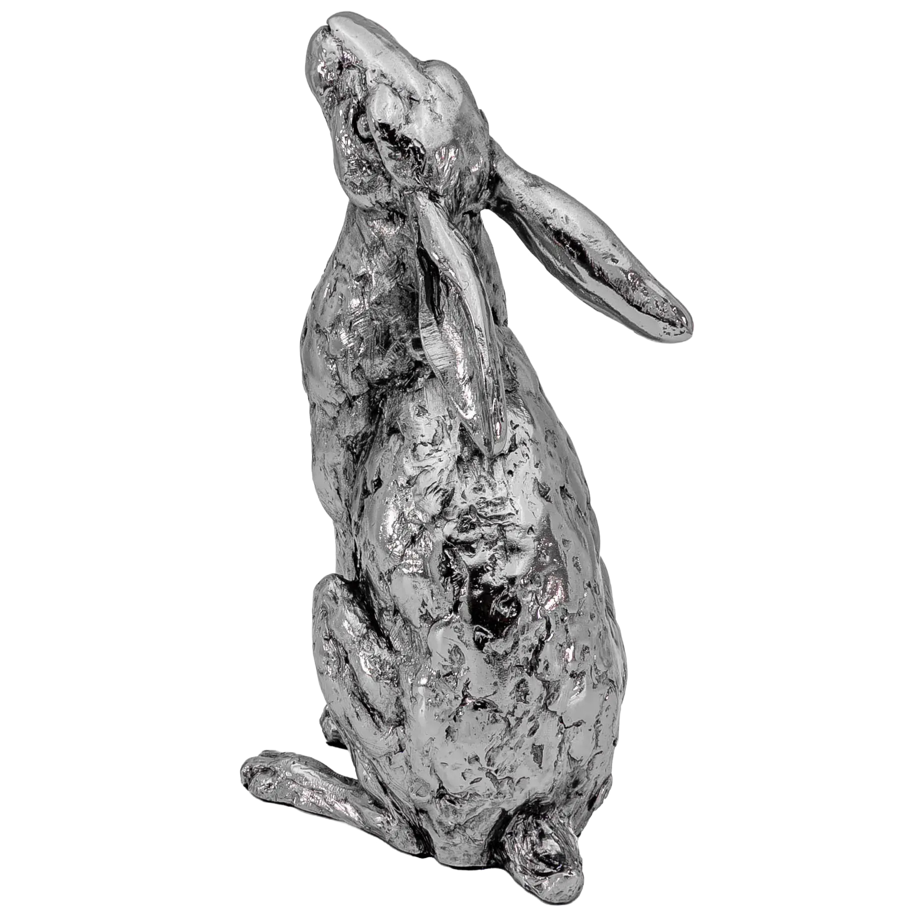Richard Cooper Nickel Studio Collection Silver Moon - Moon Gazing Hare