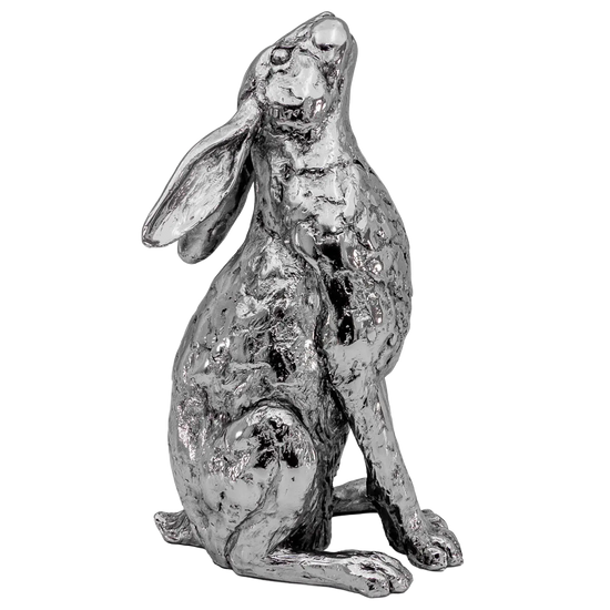 Richard Cooper Nickel Studio Collection Silver Moon - Moon Gazing Hare