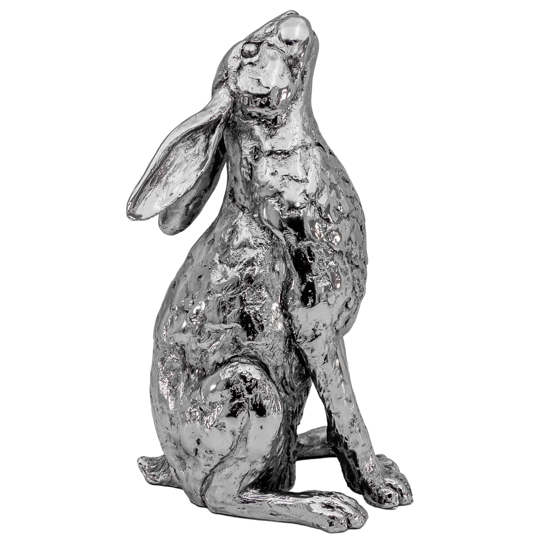 Richard Cooper Nickel Studio Collection Silver Moon - Moon Gazing Hare