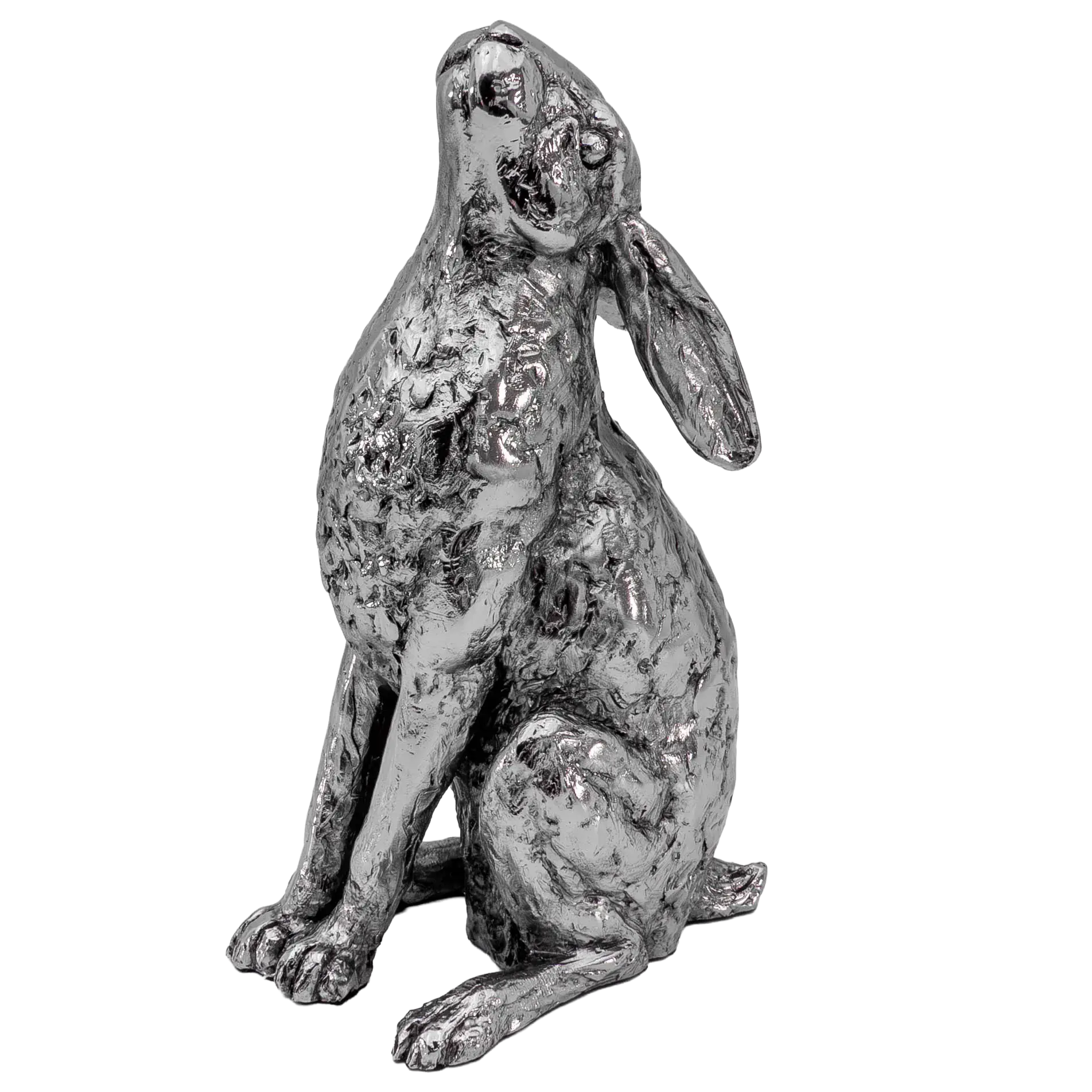 Richard Cooper Nickel Studio Collection Silver Moon - Moon Gazing Hare