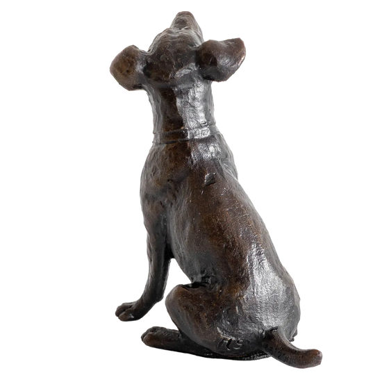 Richard Cooper Limited Edition Bronze Sitting Jack Russell Figurine