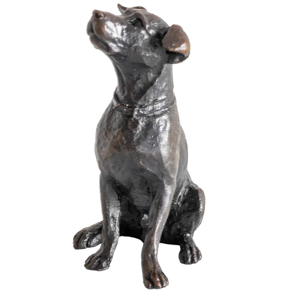 Richard Cooper Limited Edition Bronze Sitting Jack Russell Figurine