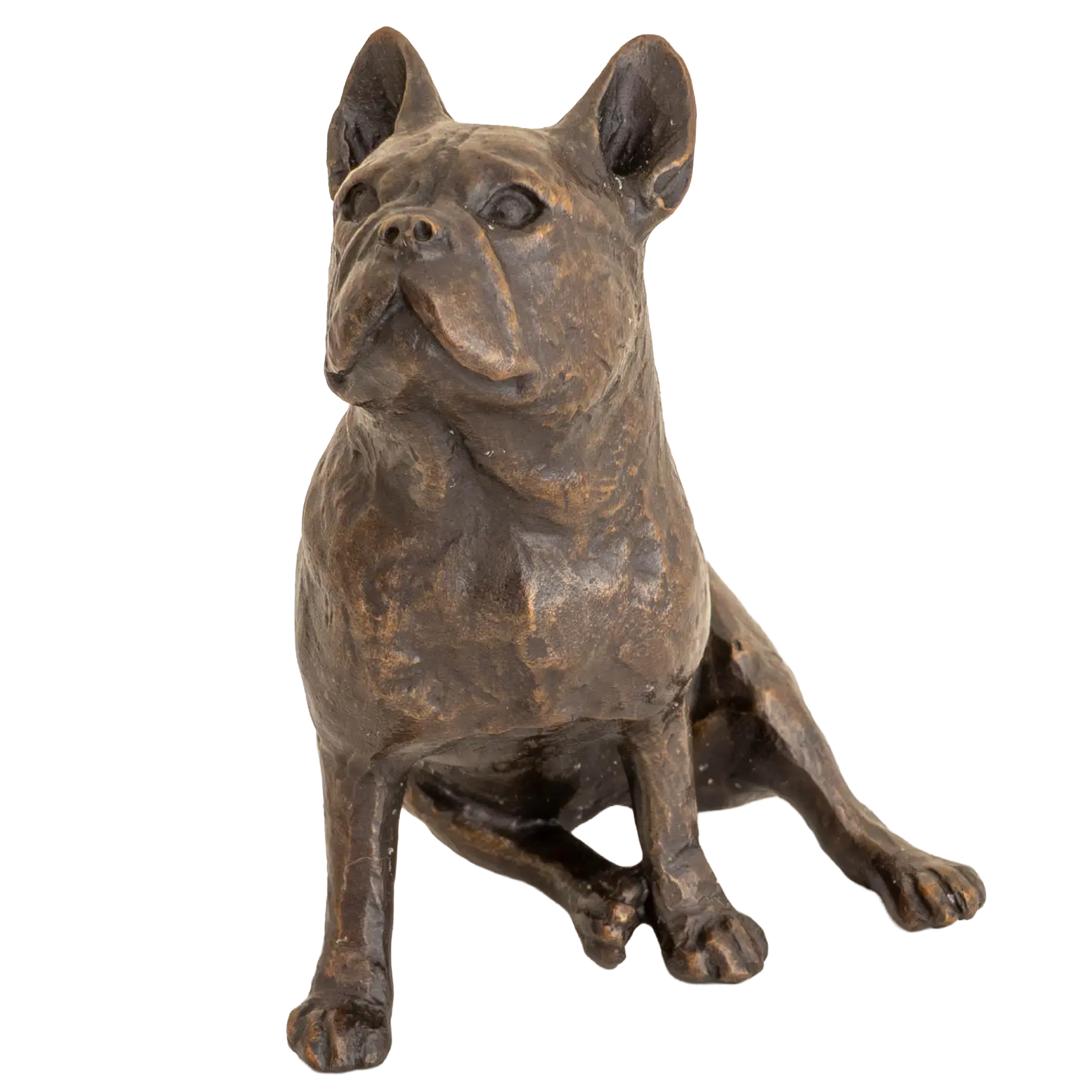 Richard Cooper Bronze Dogs Collection Small French Bull Dog Figurine