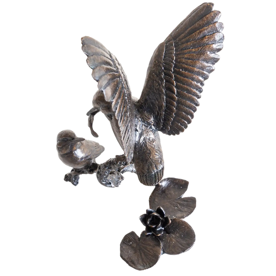 Richard Cooper Bronze Birds Collection Small Kingfisher Pair Figurine