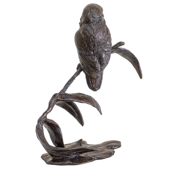 Richard Cooper Bronze Birds Collection Small Kingfisher Figurine