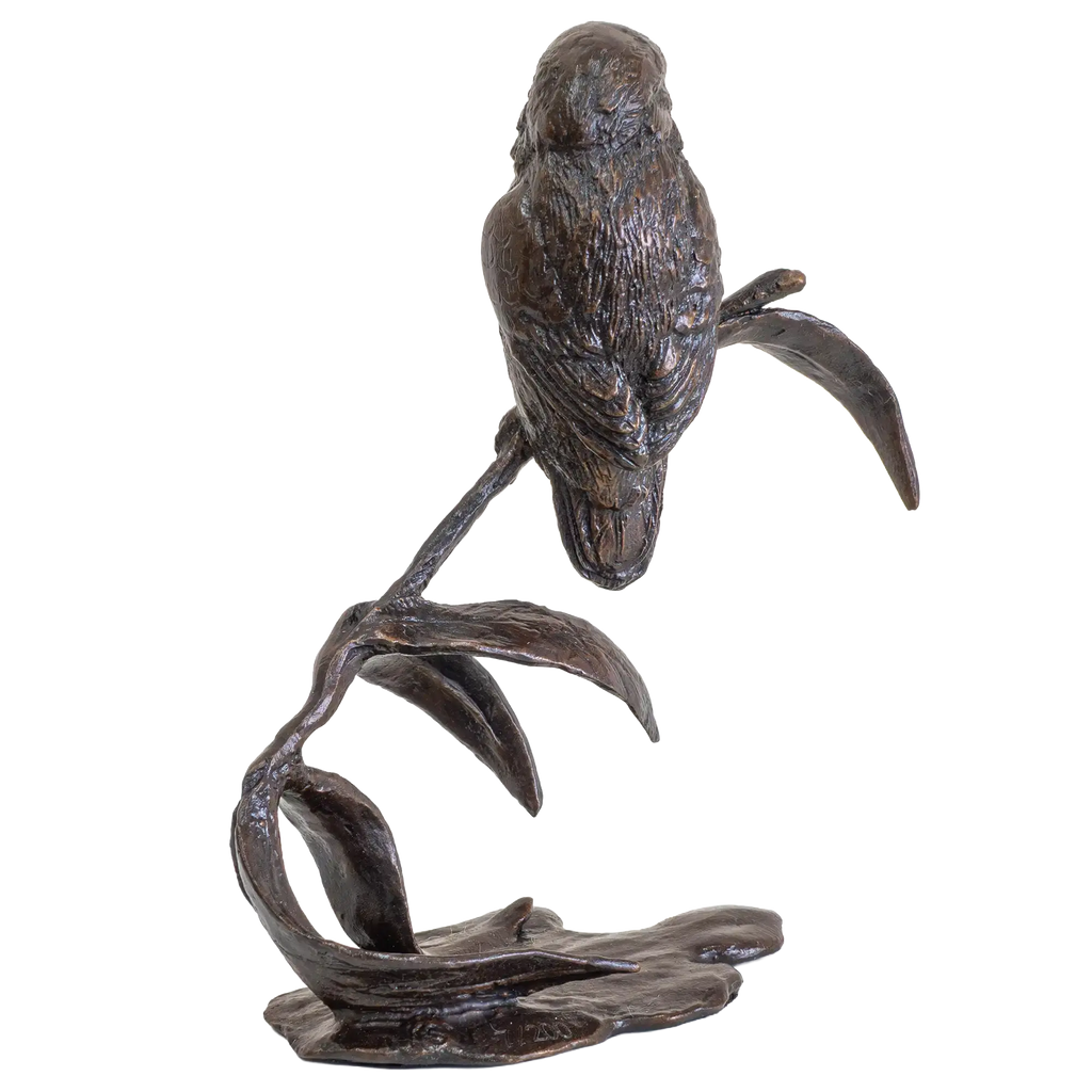 Richard Cooper Bronze Birds Collection Small Kingfisher Figurine