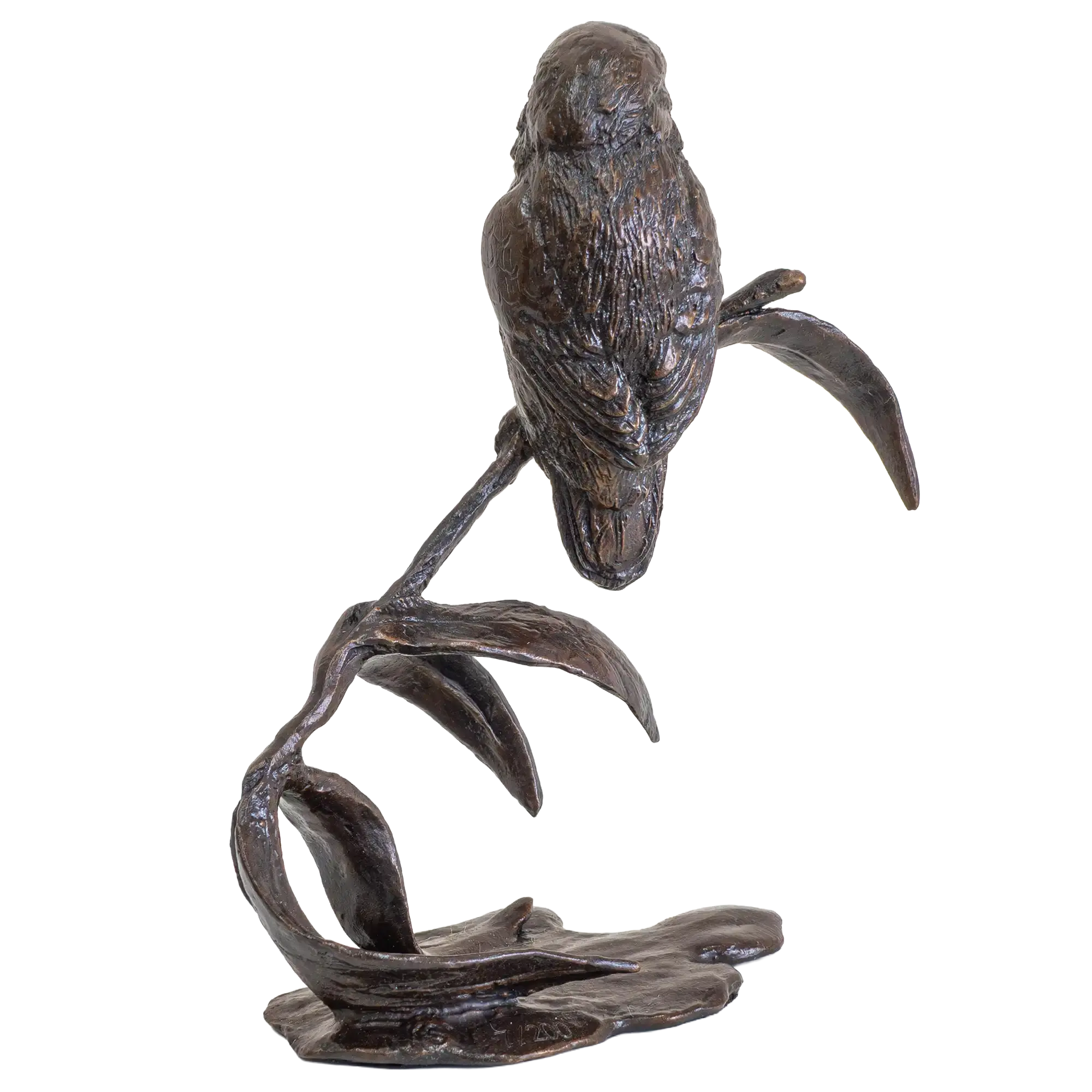 Richard Cooper Bronze Birds Collection Small Kingfisher Figurine