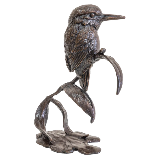 Richard Cooper Bronze Birds Collection Small Kingfisher Figurine
