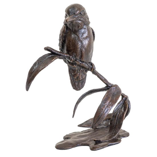 Richard Cooper Bronze Birds Collection Small Kingfisher Figurine