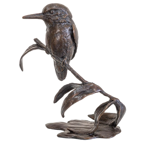Richard Cooper Bronze Birds Collection Small Kingfisher Figurine