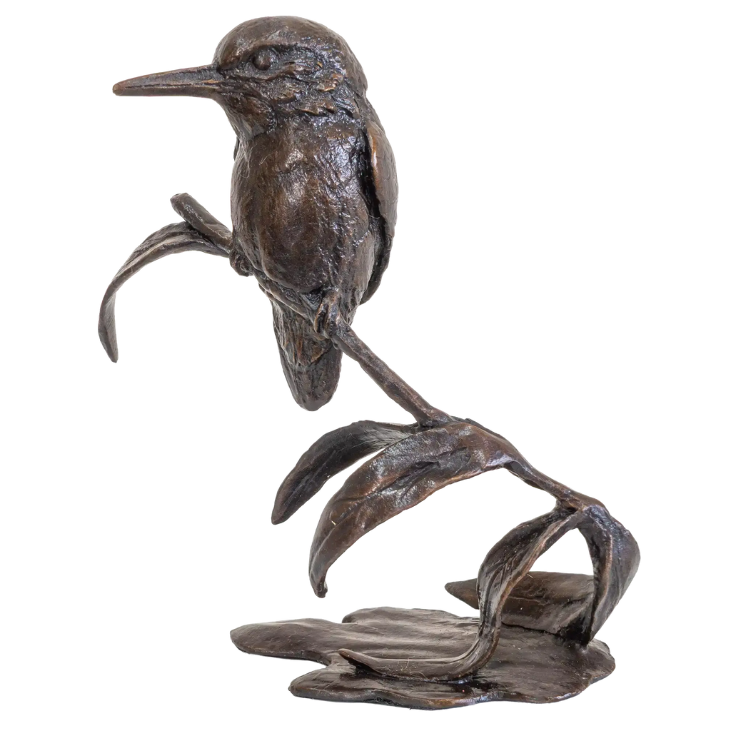 Richard Cooper Bronze Birds Collection Small Kingfisher Figurine