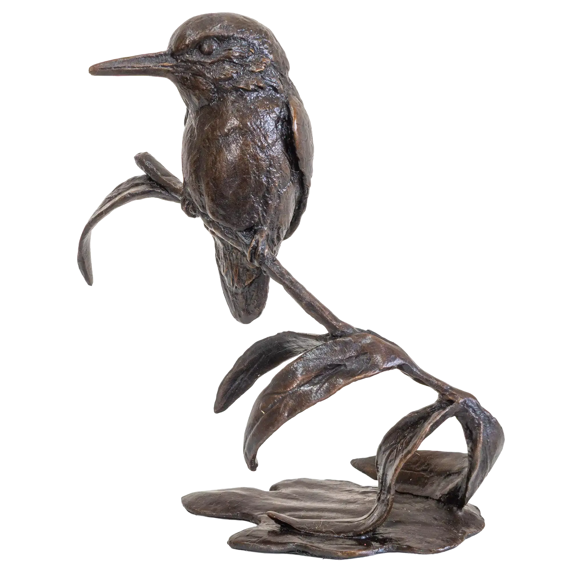 Richard Cooper Bronze Birds Collection Small Kingfisher Figurine