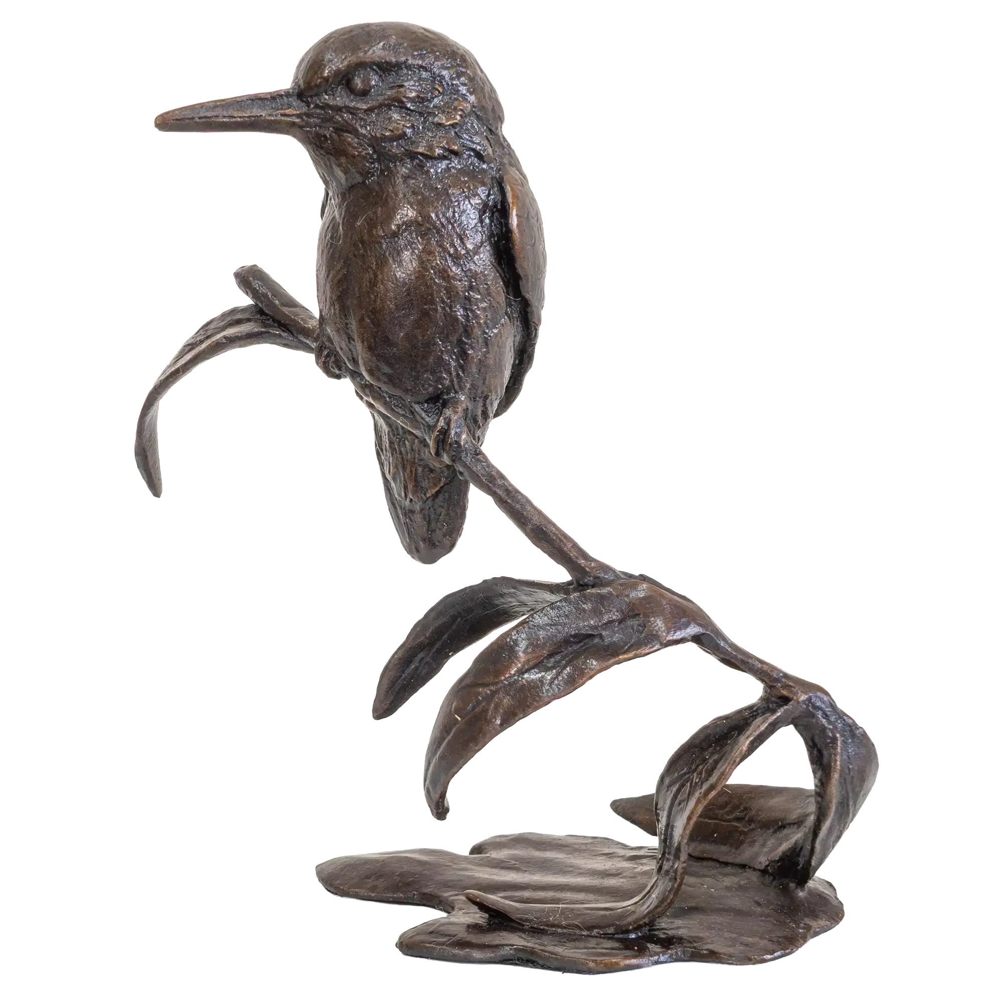 Richard Cooper Bronze Birds Collection Small Kingfisher Figurine