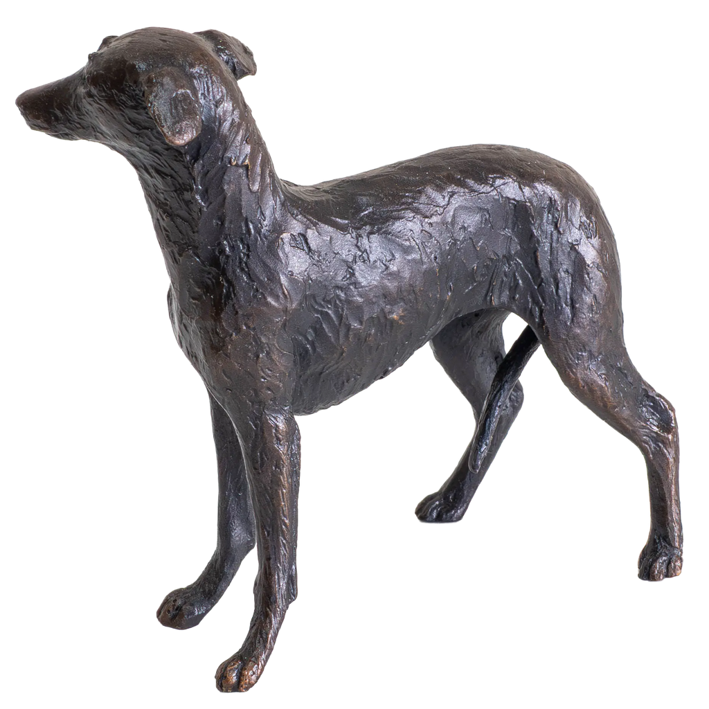 Richard Cooper Limited Edition Bronze Lurcher Figurine
