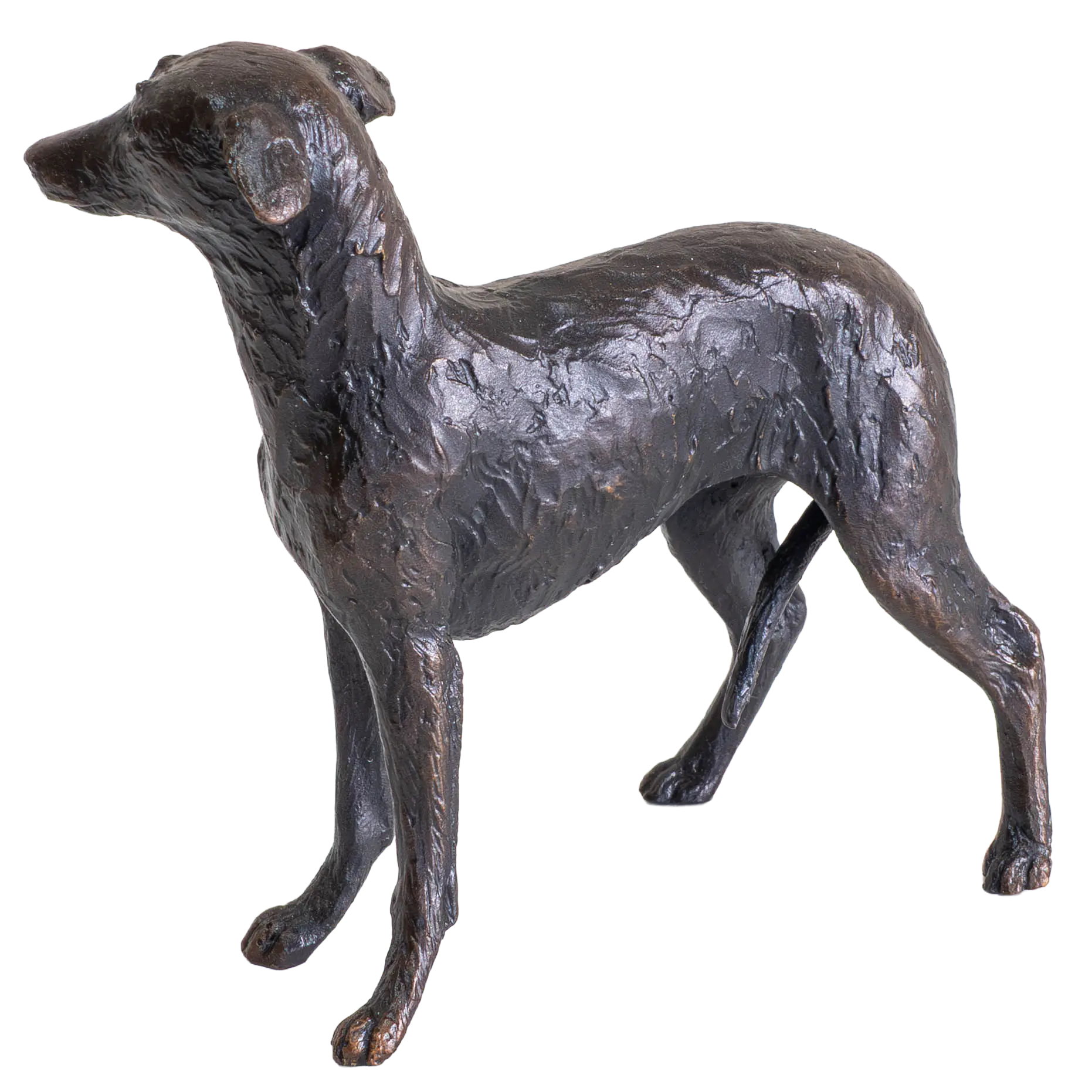 Richard Cooper Limited Edition Bronze Lurcher Figurine
