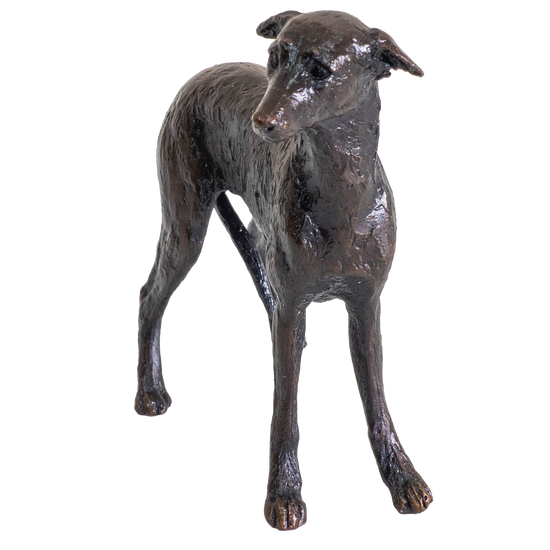 Richard Cooper Limited Edition Bronze Lurcher Figurine