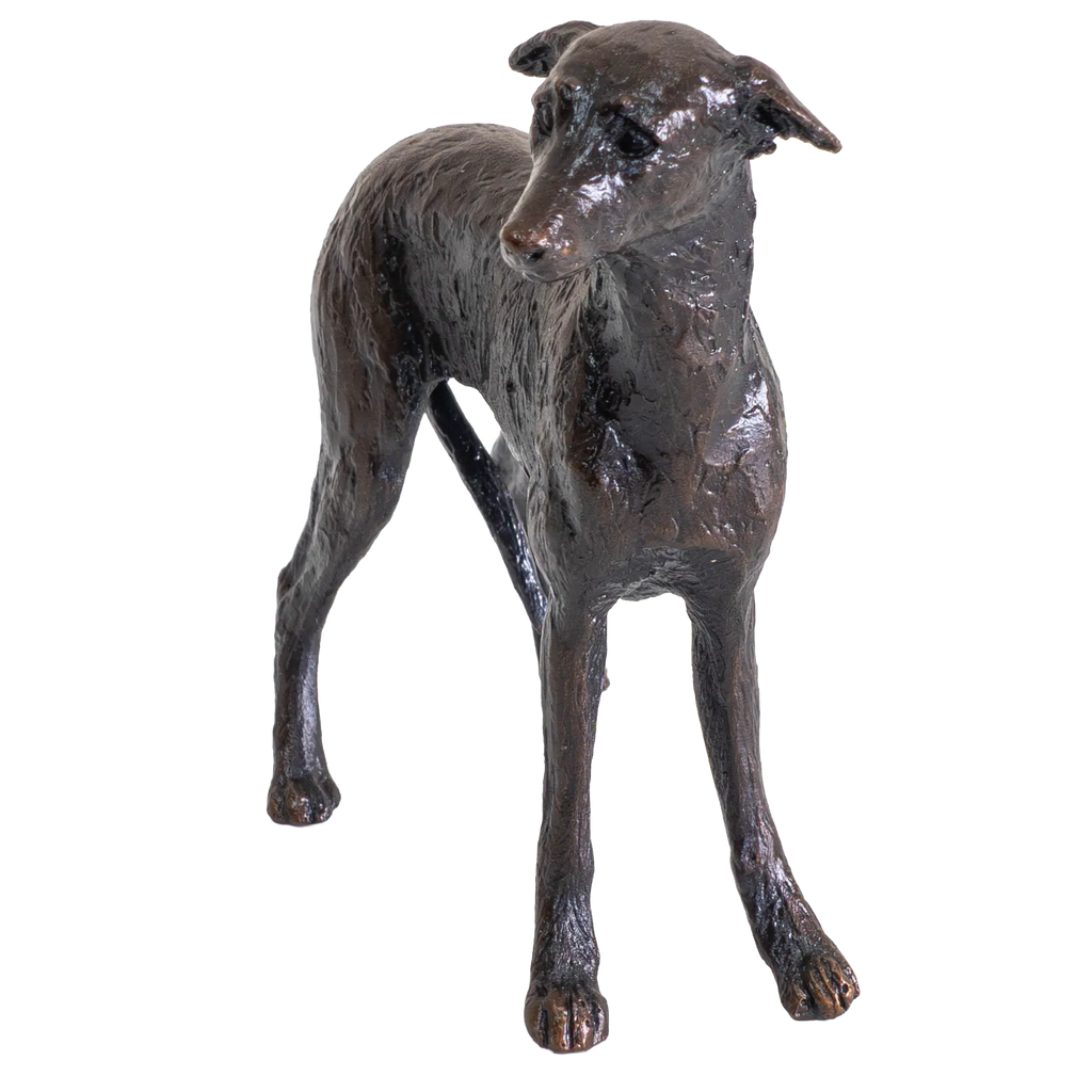 Richard Cooper Limited Edition Bronze Lurcher Figurine