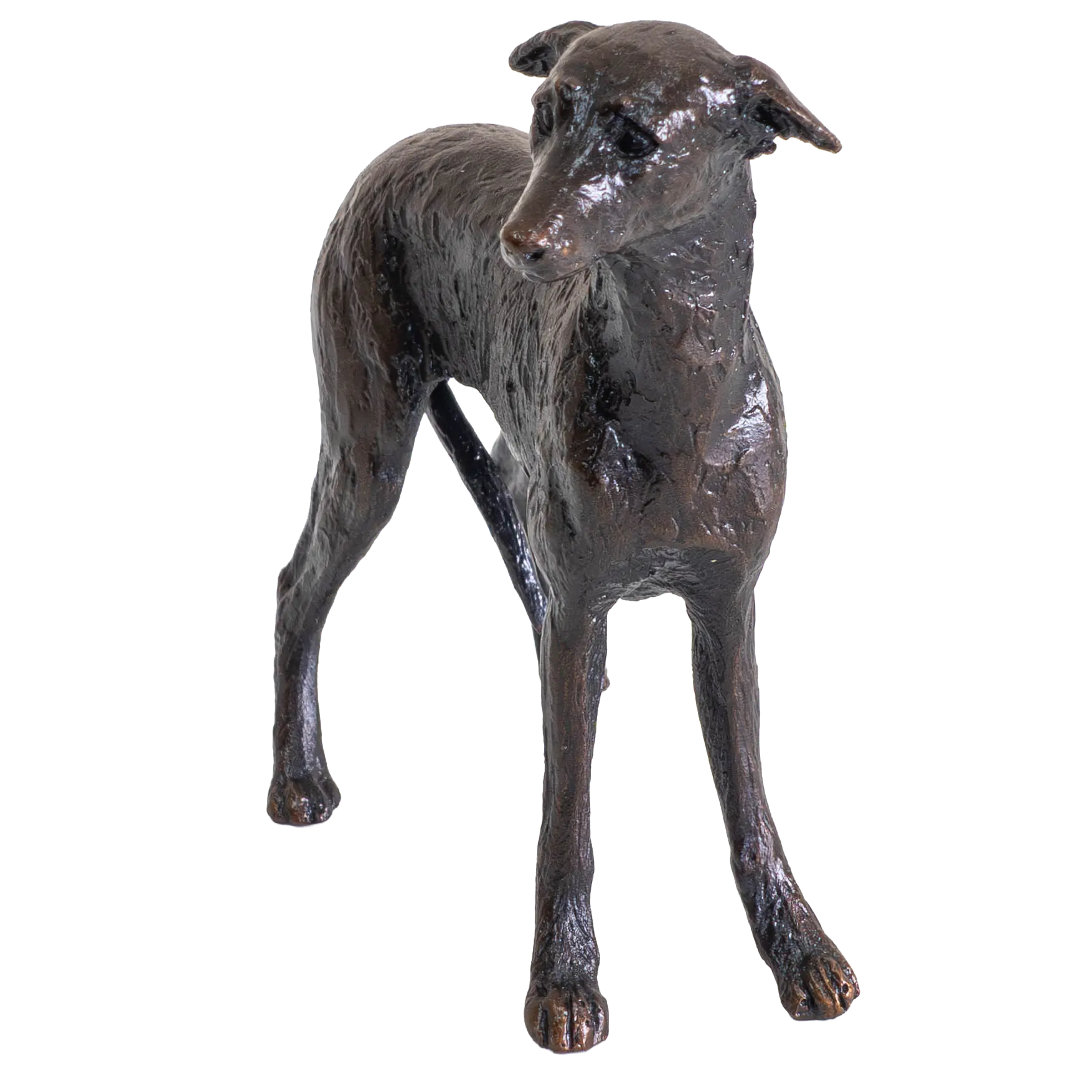 Richard Cooper Limited Edition Bronze Lurcher Figurine