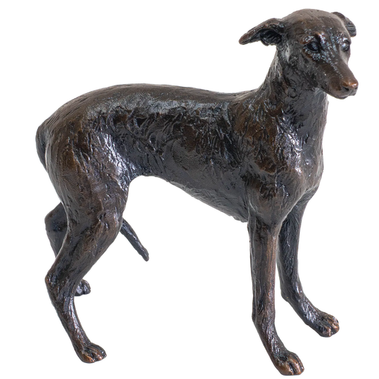 Richard Cooper Limited Edition Bronze Lurcher Figurine