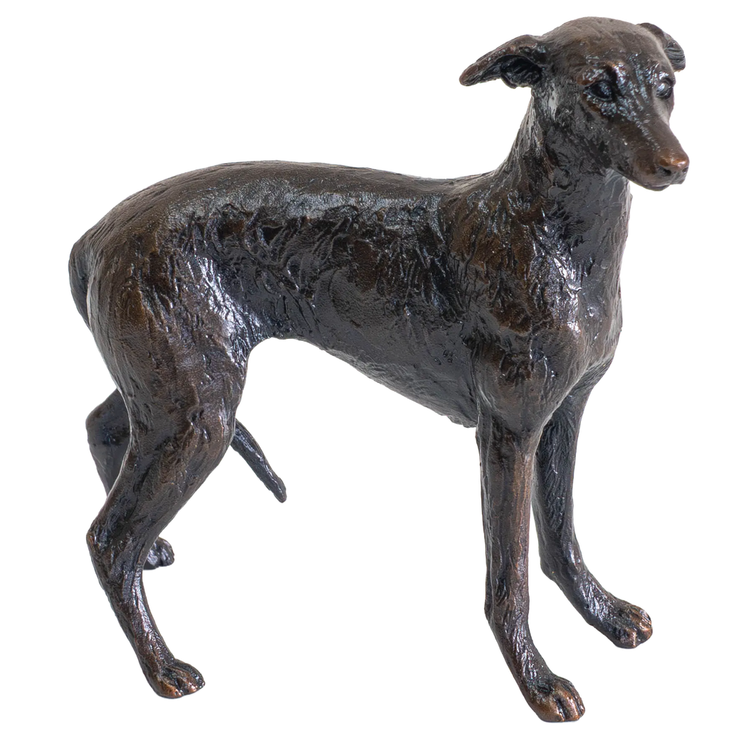 Richard Cooper Limited Edition Bronze Lurcher Figurine