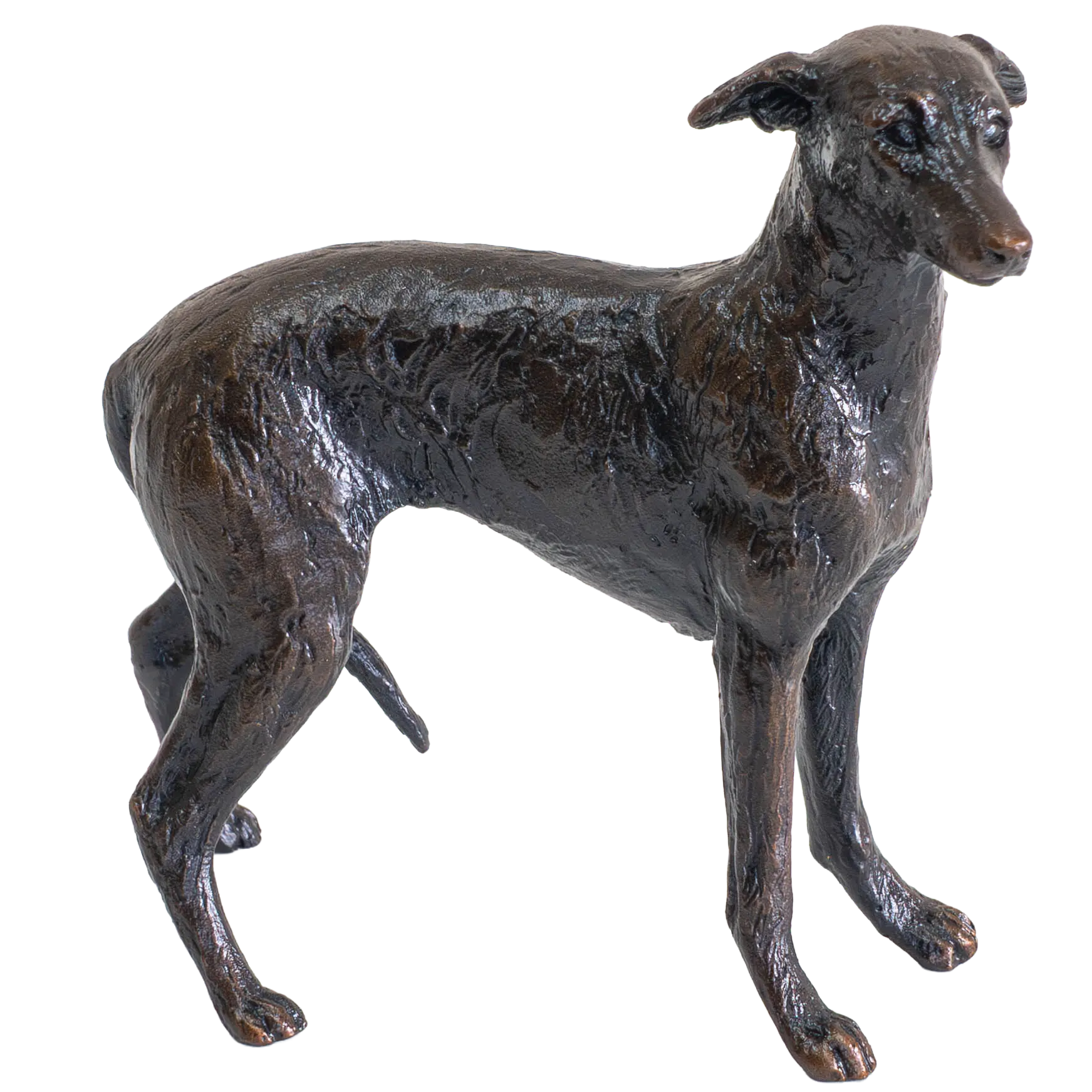 Richard Cooper Limited Edition Bronze Lurcher Figurine