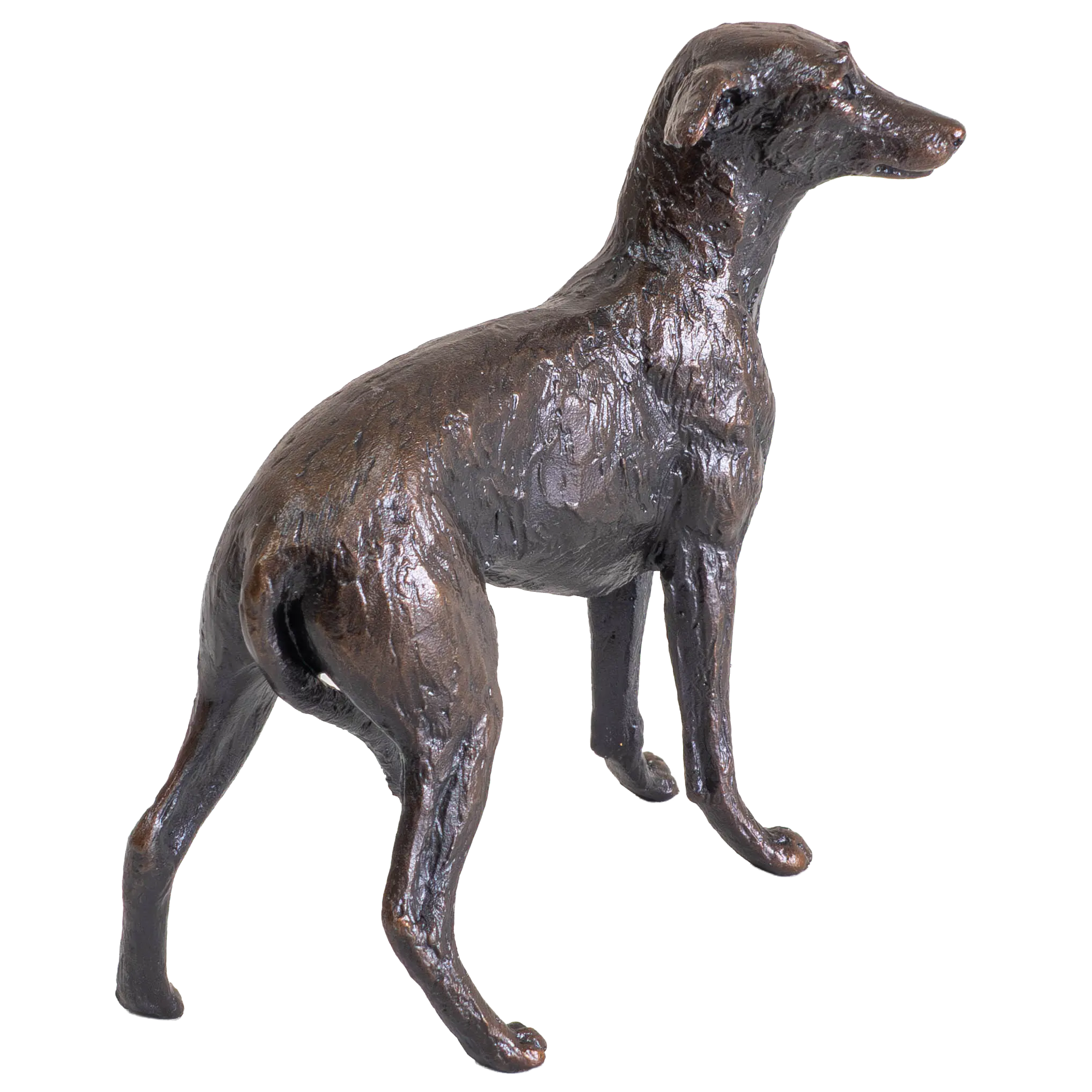 Richard Cooper Limited Edition Bronze Lurcher Figurine