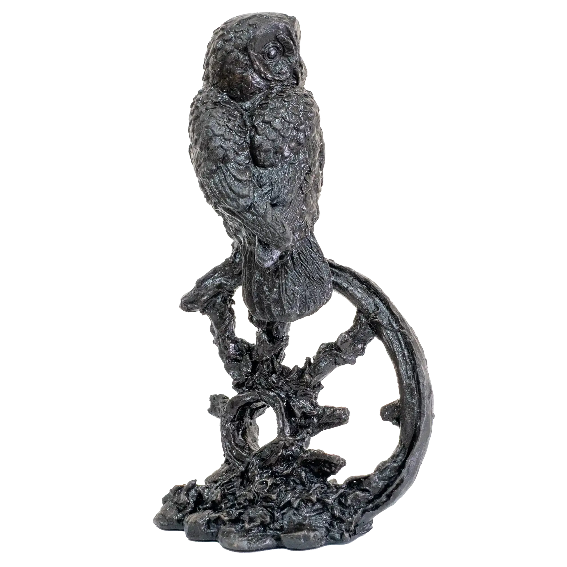 Richard Cooper Bronze Birds Collection Small Tawny Owl Figurine