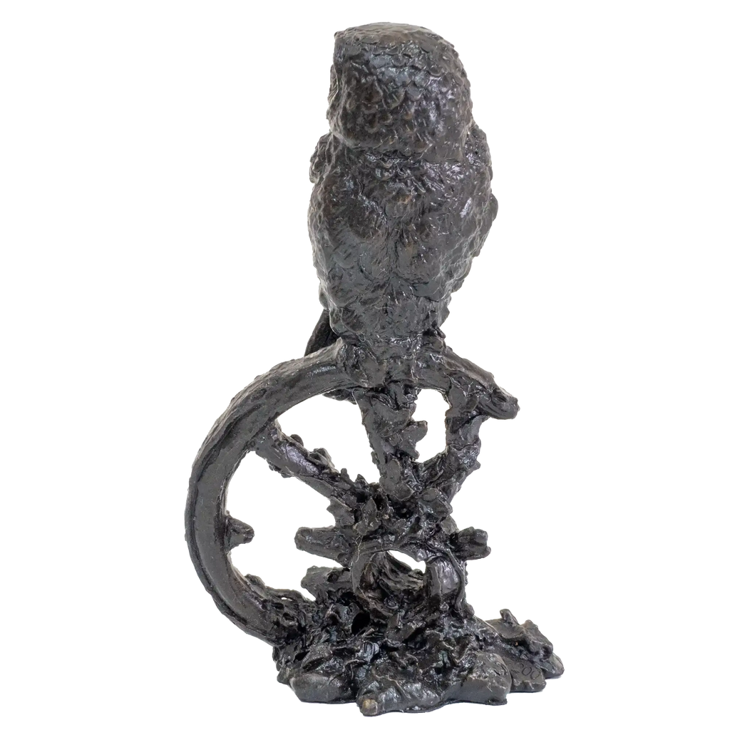 Richard Cooper Bronze Birds Collection Small Tawny Owl Figurine