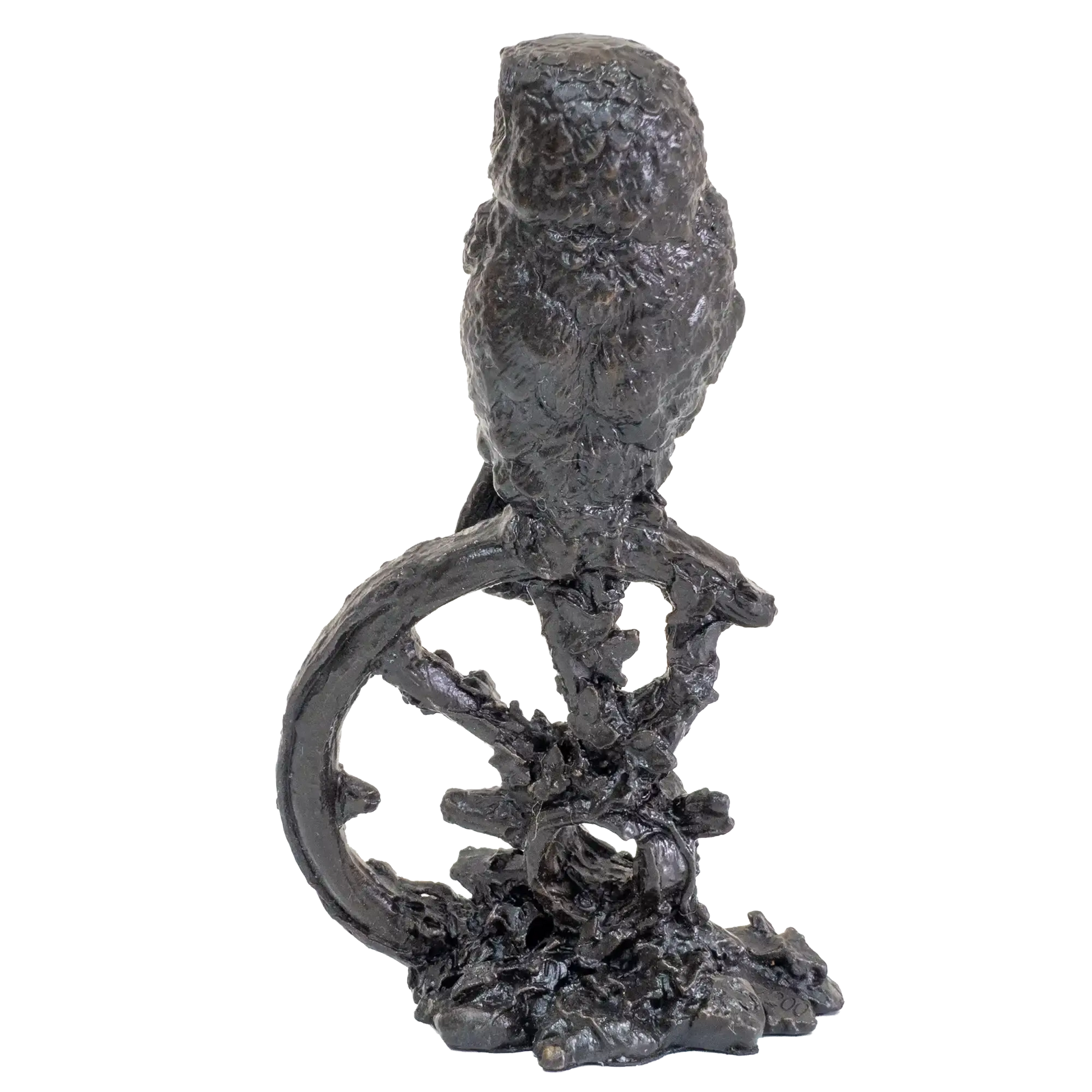 Richard Cooper Bronze Birds Collection Small Tawny Owl Figurine