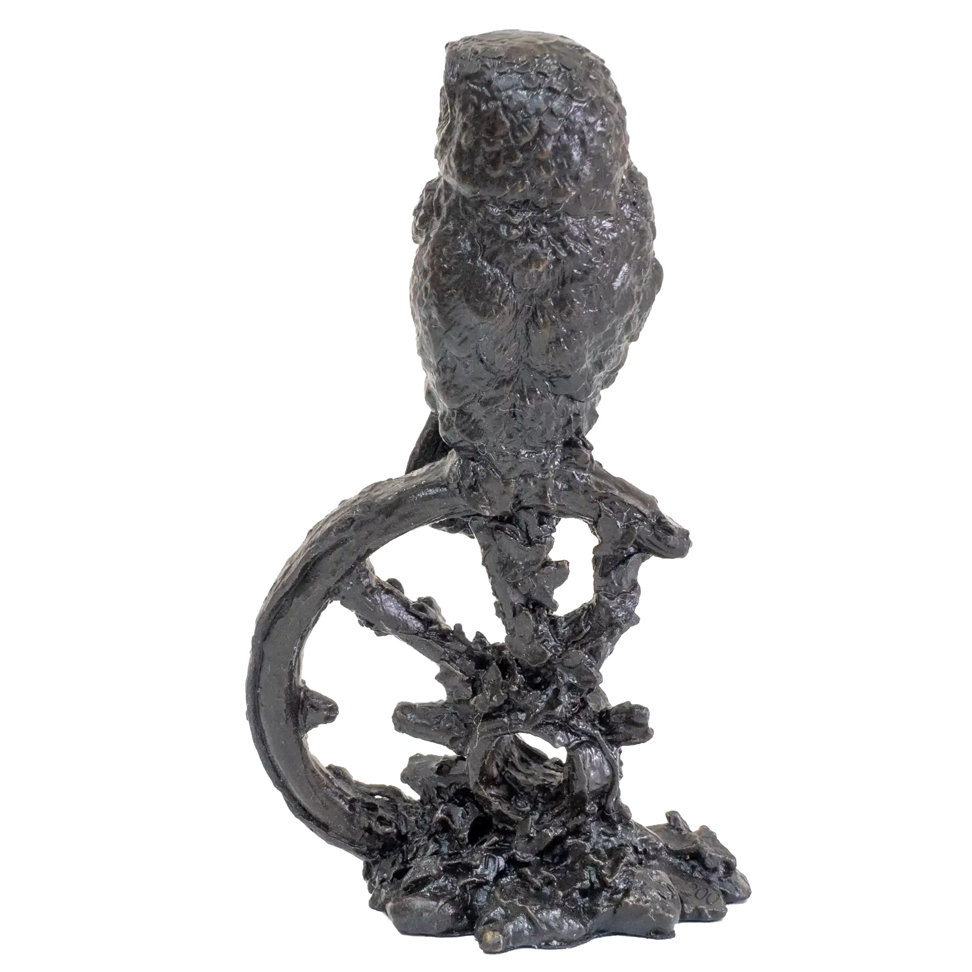 Richard Cooper Bronze Birds Collection Small Tawny Owl Figurine