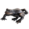 Richard Cooper Bronze Animals Collection Small Frog Walking Figurine