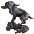 Richard Cooper Limited Edition Bronze Springer Spaniel Retrieving Figurine
