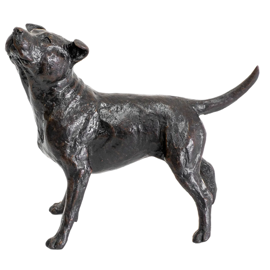 Richard Cooper Limited Edition Bronze Staffordshire Bull Terrier Figurine