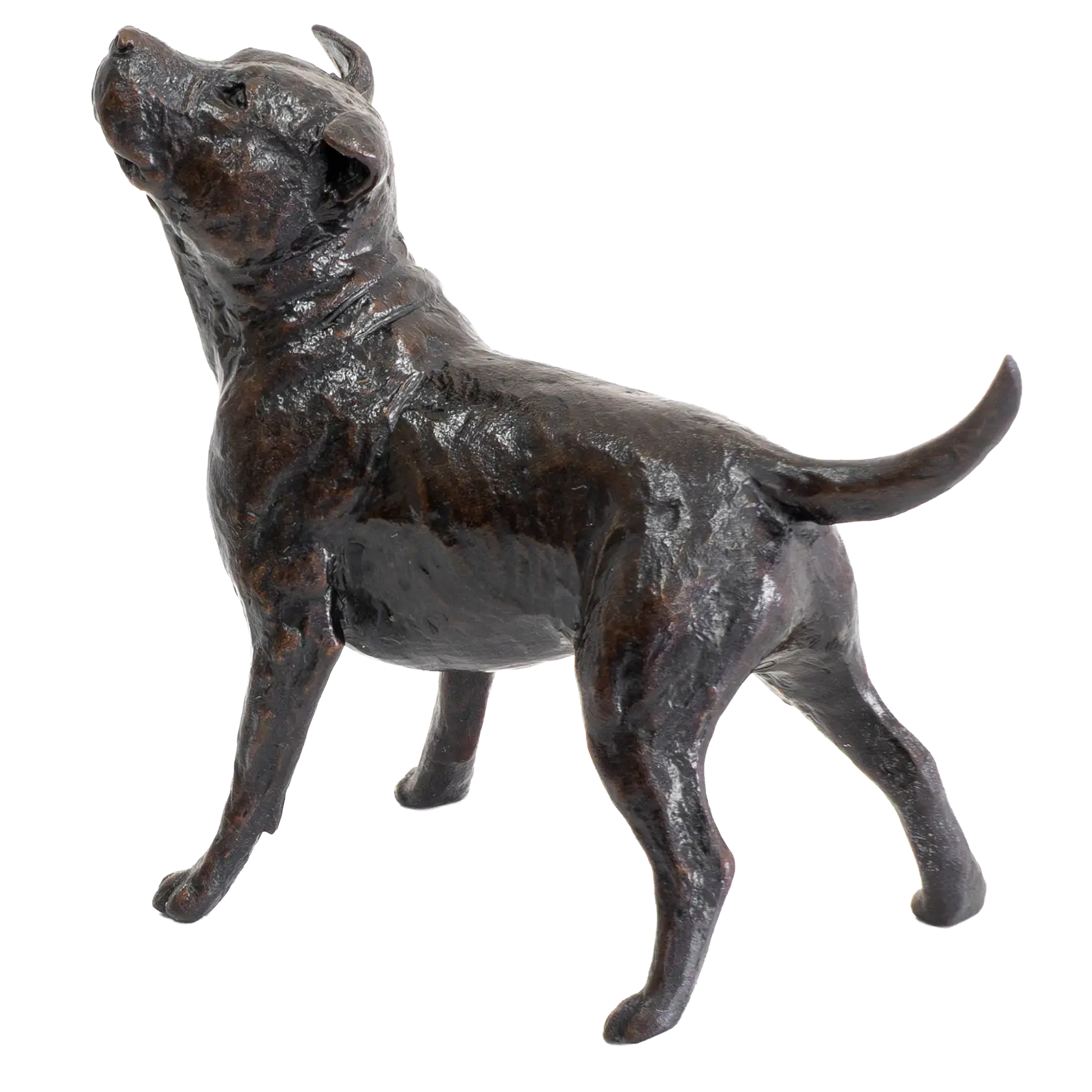Richard Cooper Limited Edition Bronze Staffordshire Bull Terrier Figurine