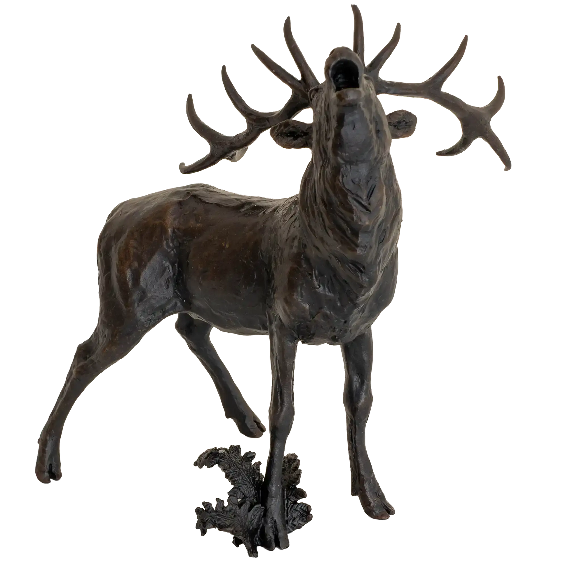 Richard Cooper Bronze Stags Collection Roaring Stag Figurine