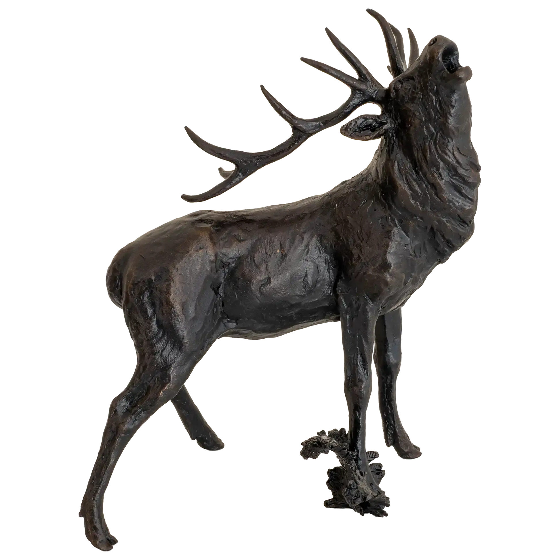 Richard Cooper Bronze Stags Collection Roaring Stag Figurine