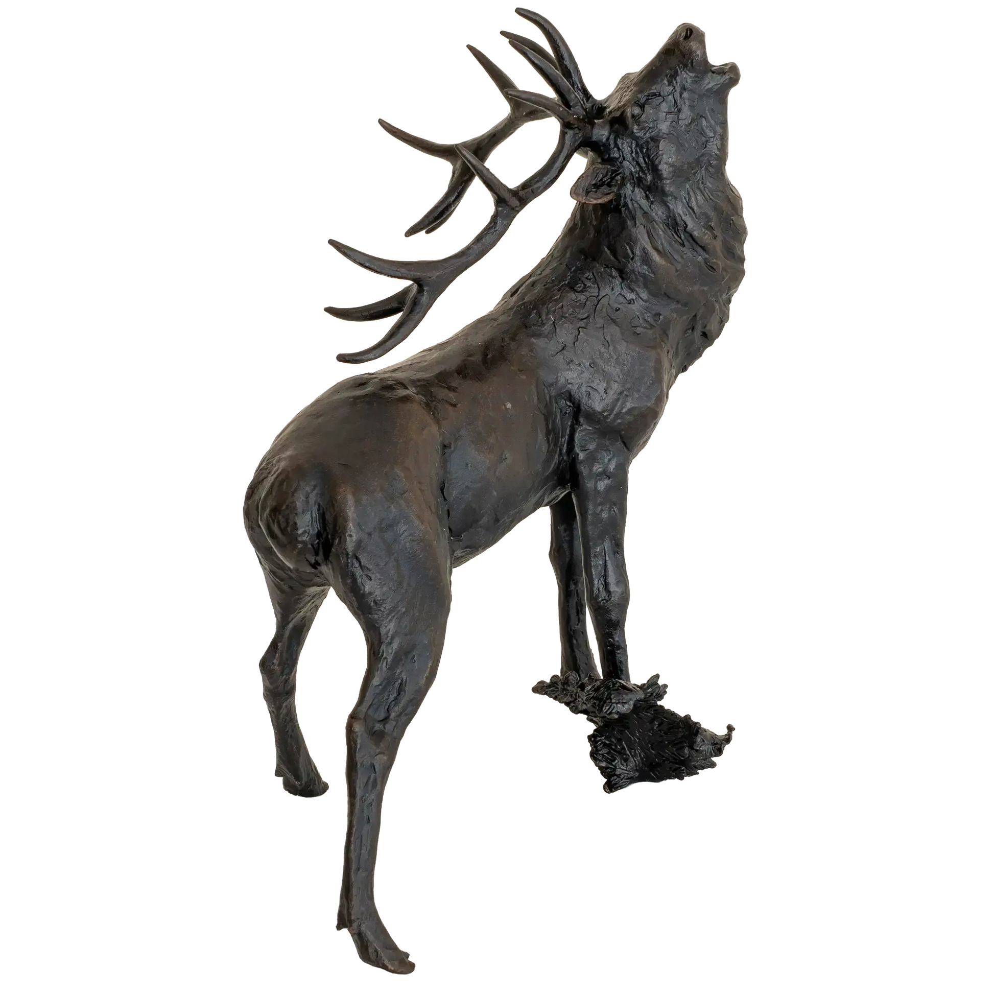 Richard Cooper Bronze Stags Collection Roaring Stag Figurine