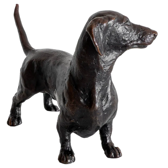 Richard Cooper Limited Edition Bronze Standing Dachshund Figurine