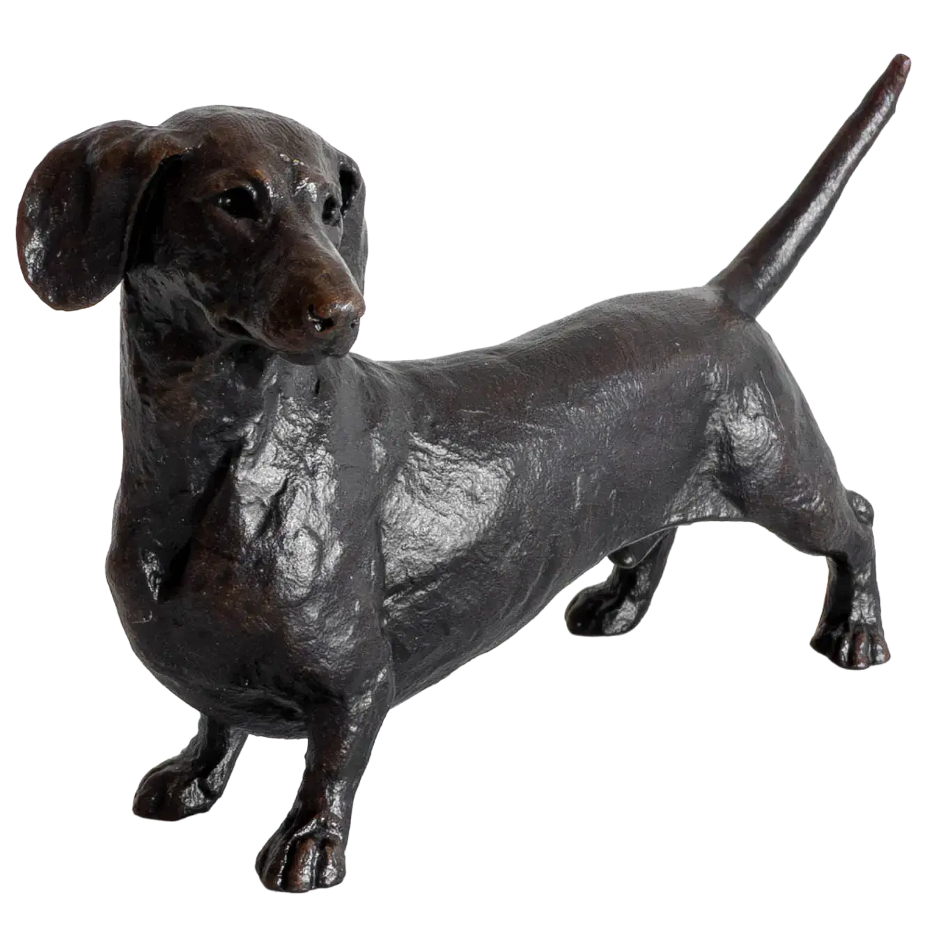 Richard Cooper Limited Edition Bronze Standing Dachshund Figurine
