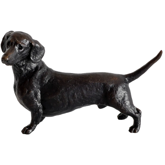 Richard Cooper Limited Edition Bronze Standing Dachshund Figurine