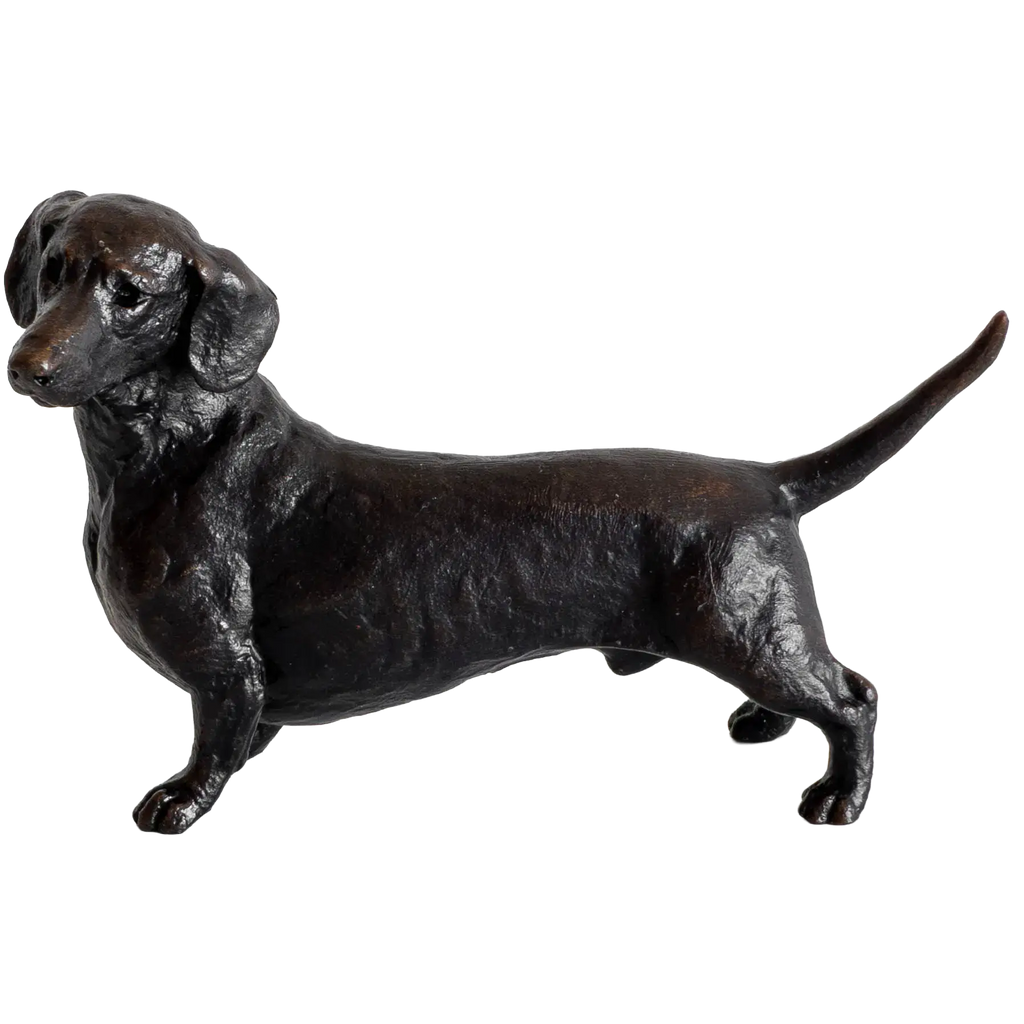 Richard Cooper Limited Edition Bronze Standing Dachshund Figurine